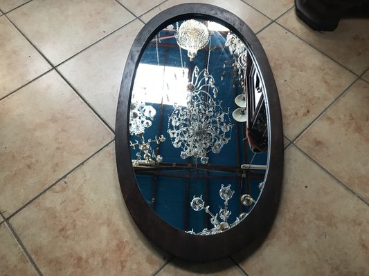 Oval Mirror, 1950s-WQQ-1259546