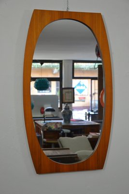 Oval Mirror from La Permanente Mobili Cantù, 1960s-QZZ-638982