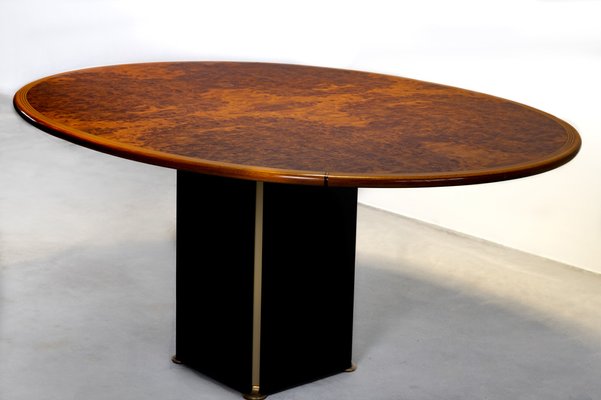 Oval-Shape Artona Dining Table in Wood by Afra & Tobia Scarpa for Maxalto, 1970s-IVC-1286465