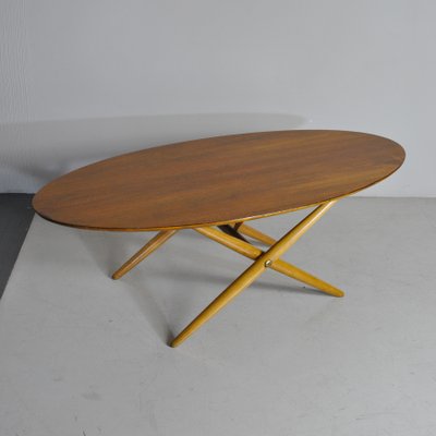 Ovalette Coffee Table by Ilmari Tapiovaara for Artek, 1950s-JQO-1016621