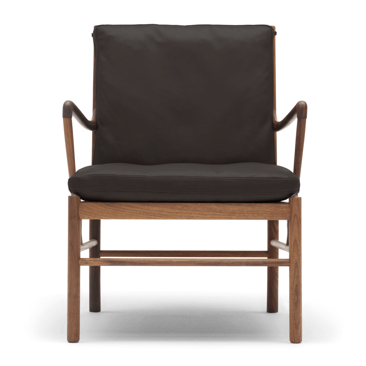 OW149 | Colonial Chair by Carl Hansen & Søn #Walnut/Oiled/Leather | Thor | 306