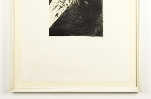 Owl - Original Etching by Leo Guida - 1972 1972-ZCI-755264