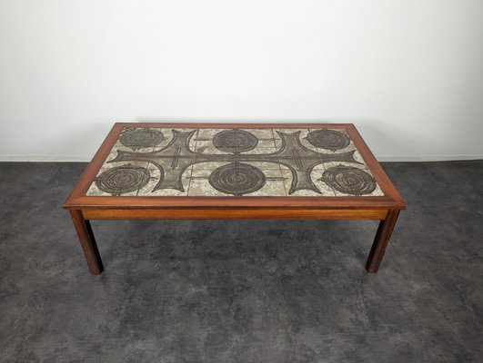 Ox-Art 36 Coffee Table in Rosewood and Ceramic-HLV-2033126