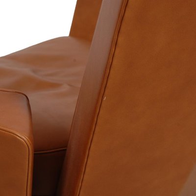 Ox Lounge Chair in Cognac Leather by Arne Jacobsen-MTD-1731315