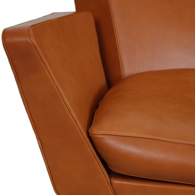 Ox Lounge Chair in Cognac Leather by Arne Jacobsen-MTD-1731315