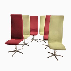 Oxford Chairs of Arne Jacobsen, Set of 6-DLN-996497