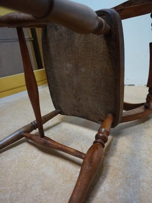 Oxford Windsor Bow Bar Back Chairs, 1850s, Set of 5-EA-1777182