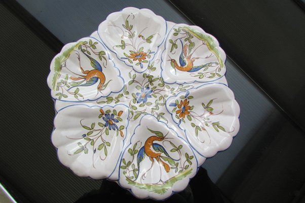 Oyster Plate from Moustiers Model, 1970s-RDN-1733676