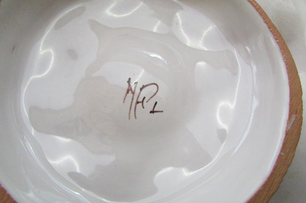 Oyster Plate from Moustiers Model, 1970s-RDN-1733676