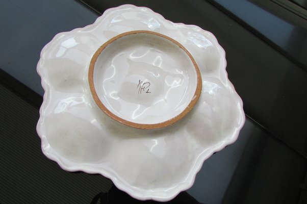 Oyster Plate from Moustiers Model, 1970s-RDN-1733676