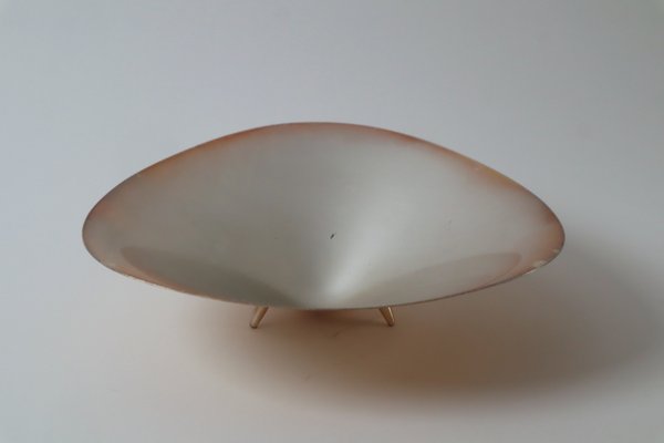 Oyster Shell in Anodized Metal from WMF, Germany, 1950s-ESB-2022745