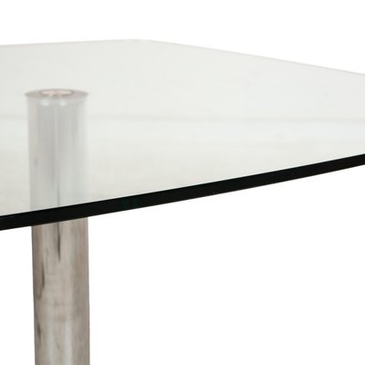 P430 Triplex Glass Coffee Table in Silver from Ronald Schmitt-RQW-2021993