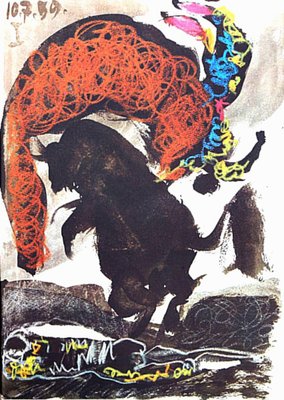 Pablo Picasso, Matador & Bull from First Edition of Toros y Toreros, 1961, Original Lithograph-NRC-1389954