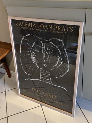 Pablo Picasso, Picasso Galeria Prats, 1977, Lithograph Poster, Framed-TEP-1310784