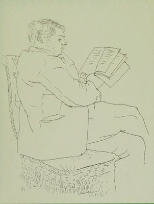 Pablo Picasso, Portrait of a Reader, Lithographic Poster, 1970-NRC-1768680