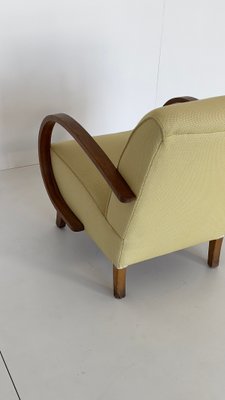 Padded Armrest Chair by Jindřich Halabala, 1950-RUC-1424577