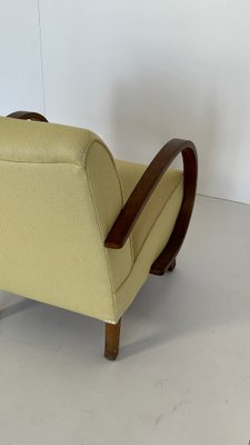 Padded Armrest Chair by Jindřich Halabala, 1950-RUC-1424577