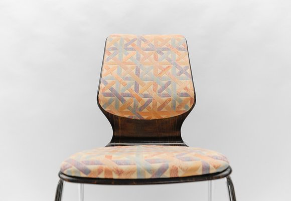 Padded Stackable Chair by Flöotto, Germany, 1960s, Set of 9-KQB-1781439