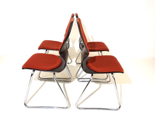 Pagholz Chairs by Elmar Flötto for Flötotto, 1970s, Set of 4-HUW-1736799