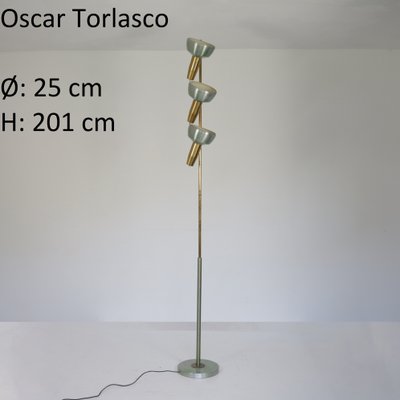 Painted Aluminum Ground Lamp from Oscar Torlasco-SXX-1347745