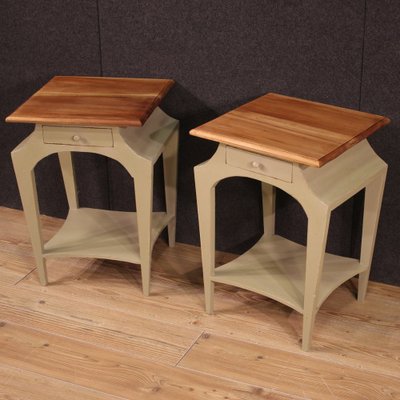 Painted Bedside Tables, 1980s, Set of 2-RP-2041108