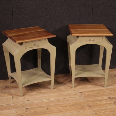 Painted Bedside Tables, 1980s, Set of 2-RP-2041108