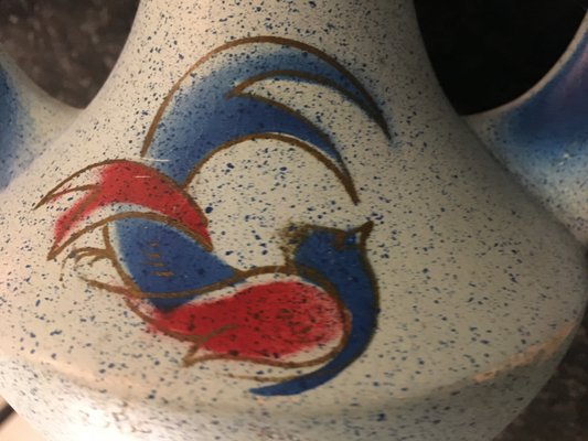 Painted Clay 730 Vase, 1970s-WQQ-1091788