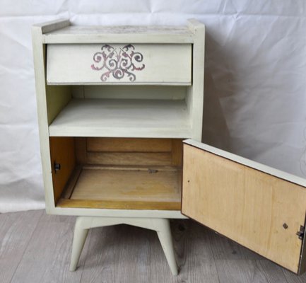 Painted Nightstand, 1950s-ROJ-853323