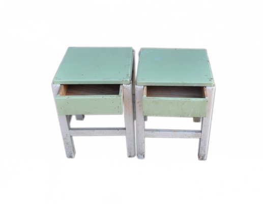 Painted Stools, 1940s, Set of 2-OXJ-679072