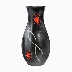 Painted Terracotta Vase, 1950s-WFS-1578926