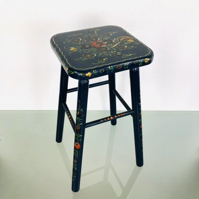 Painted Vintage Stool-LCQ-1241612