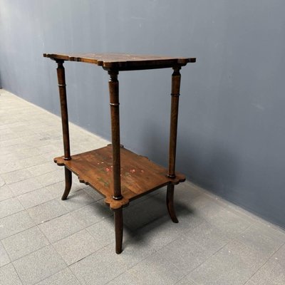 Painted Wooden Side Table, France-NPL-2028661