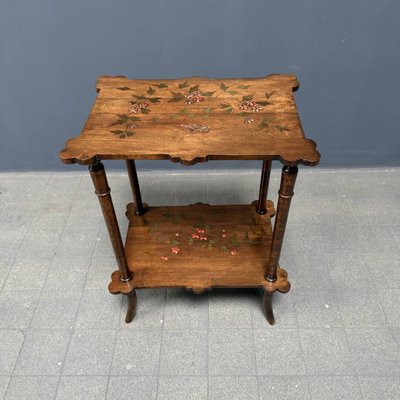 Painted Wooden Side Table, France-NPL-2028661