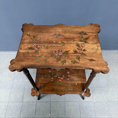 Painted Wooden Side Table, France-NPL-2028661