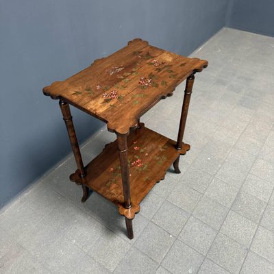 Painted Wooden Side Table, France-NPL-2028661