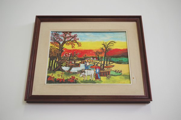 Painting Agricultural Landscape, Zavagnor-KNM-905946