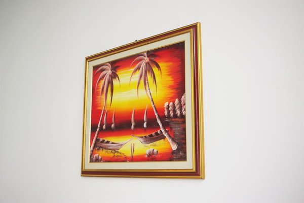 Painting of Sunset Over the Sea, 1990s-KNM-910422