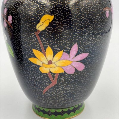 Paired Chinese Vases Cloisonne, 1960s, Set of 2-GYX-1298621