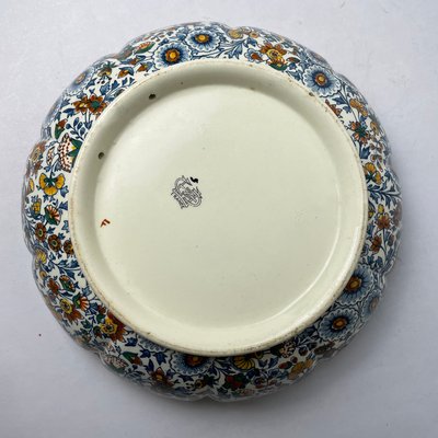 Paisely Bowl by Gien, 1920s-SDV-837255