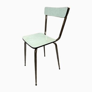 Pale Green Formica Side Chairs, 1950s, Set of 4-SDV-715215