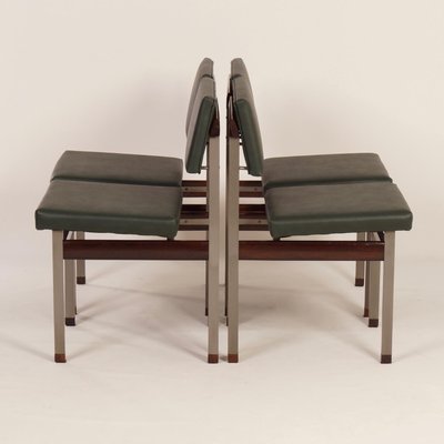 Pali Dining Chairs by Louis van Teeffelen for Wébé, 1960s, Set of 4-ZT-604545