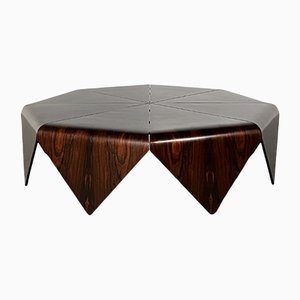 Palisander Petalas Coffee Table by Jorge Zalszupin from The Brazil Workshop, 1960s-RKX-1228725