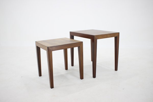 Palisander Side Tables by Severin Hansen, Denmark, 1960s, Set of 2-TZ-942398