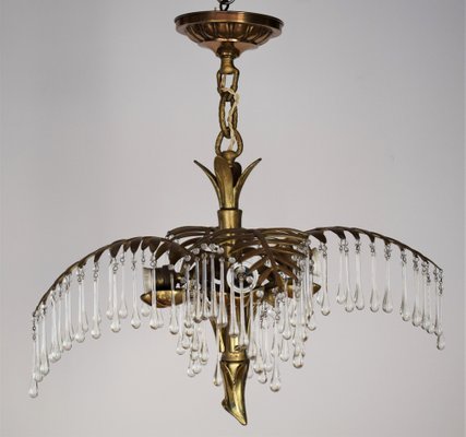 Palm Tree Chandelier by Josef Hoffmann for Bakalowits-VA-1194048