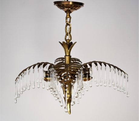 Palm Tree Chandelier by Josef Hoffmann for Bakalowits-VA-1194048