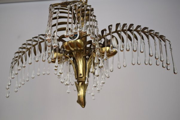 Palm Tree Chandelier by Josef Hoffmann for Bakalowits-VA-1194048