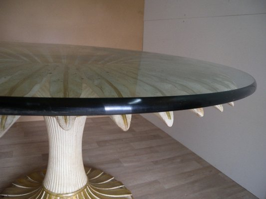 Palmwood Dining Table, Italy, 1970s-FEO-1750091