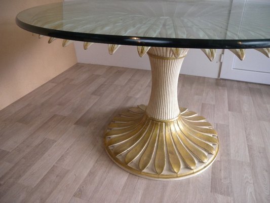 Palmwood Dining Table, Italy, 1970s-FEO-1750091