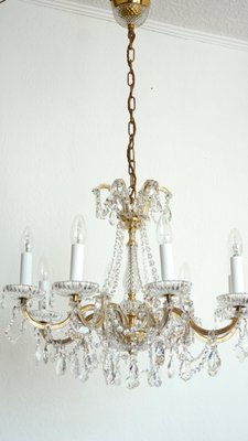 Palwa Maria Theresia 8-Bulb Chandelier from Palwa, 1960s-NGU-2016653