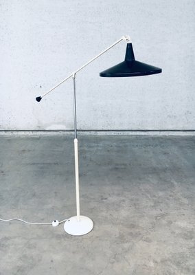 Panama Floor Lamp in Black by Wim Rietveld for Gispen, 1957-RQV-1709043